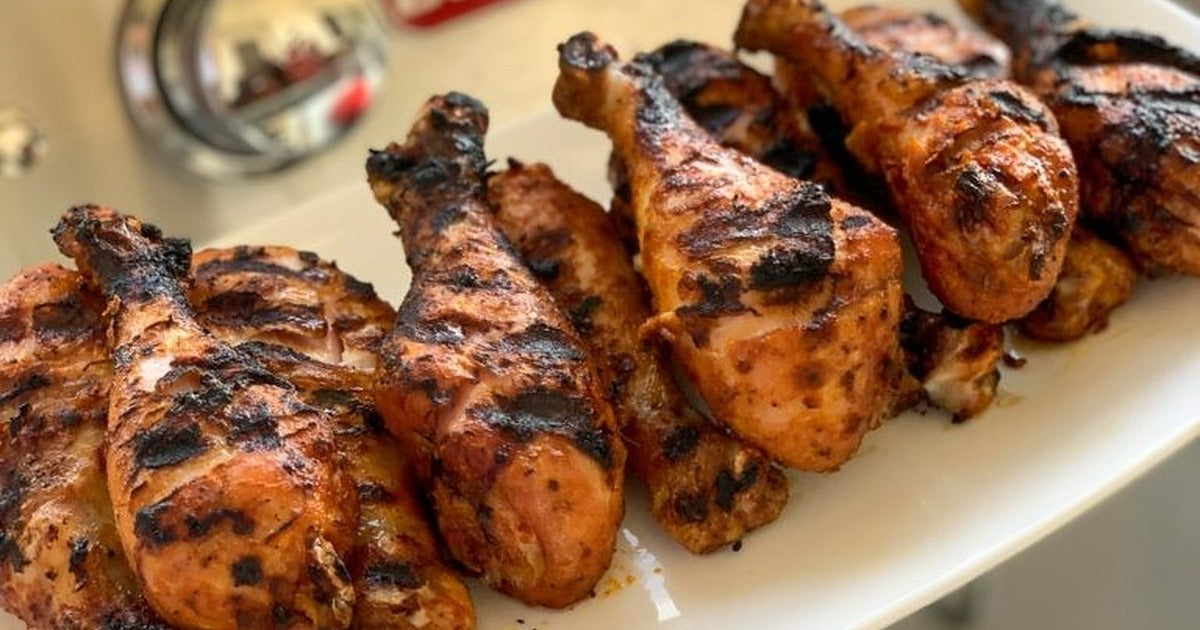 Spicy Ginger-Orange Glazed Chicken Drumsticks