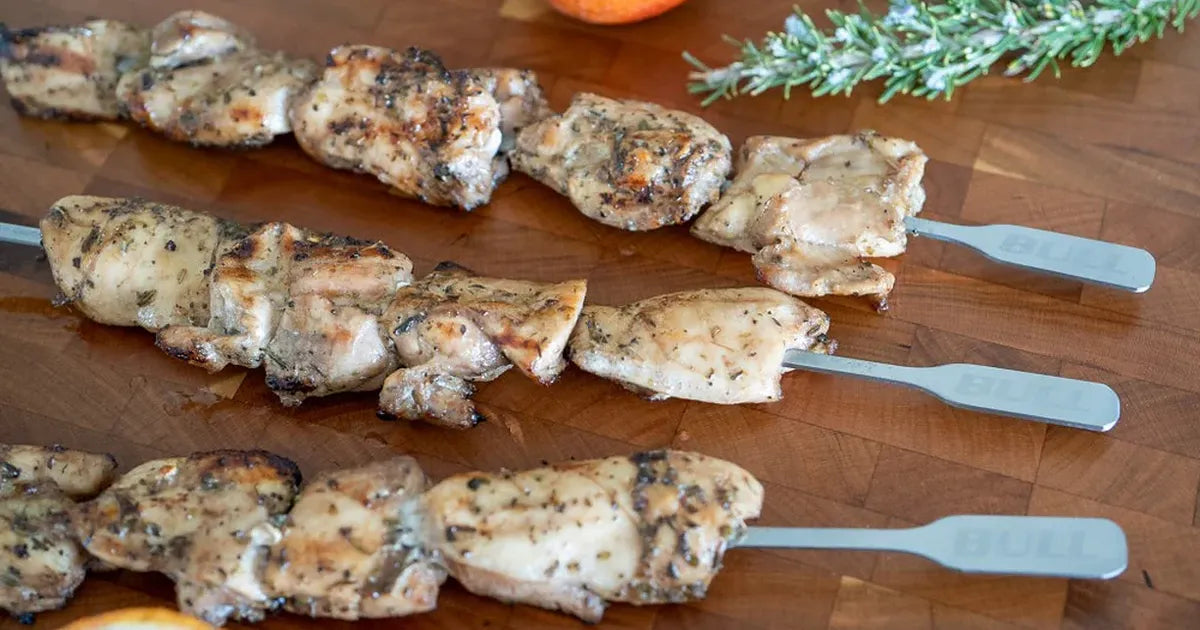 Balsamic Herb Chicken Skewers