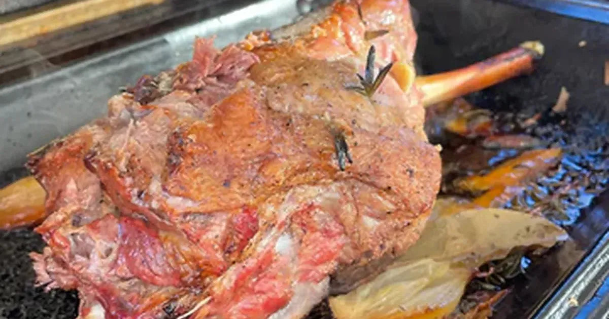 Succulent Slow Roasted Leg of Lamb
